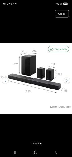 New home cinema soundbar - cinema,